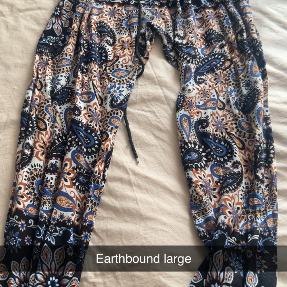 Earthbound Kids Paisley Print Bottoms - Multicolor
